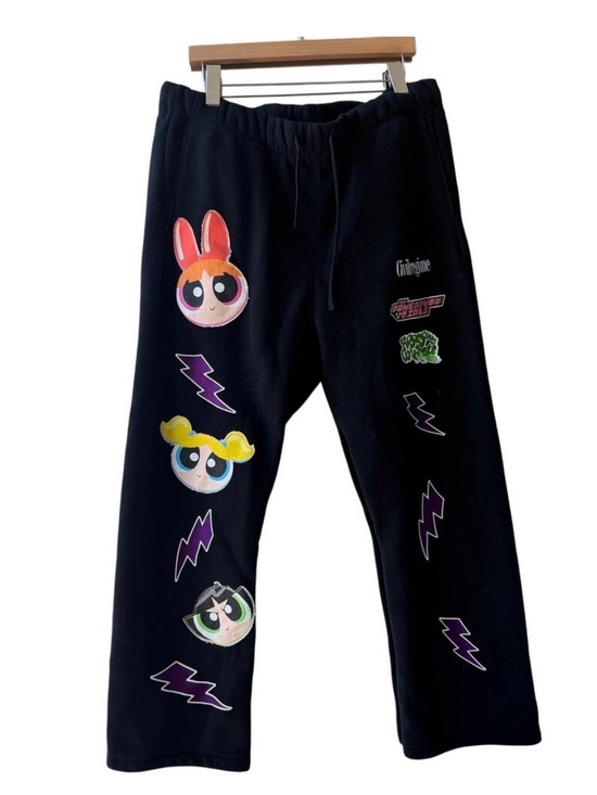 Civil Regime Pants - Powerpuff girls x civil regime collab sweatpants